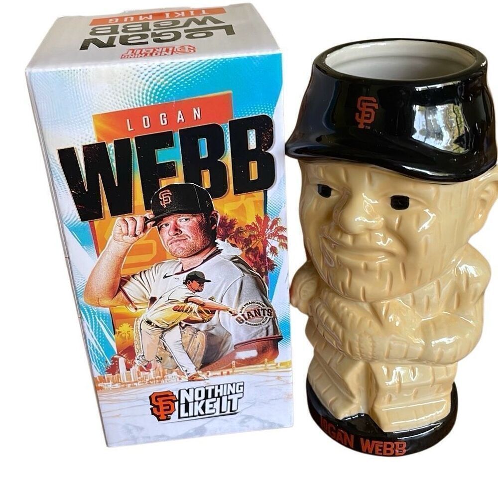 New In Box! SF Giants Logan Webb Tiki Mug